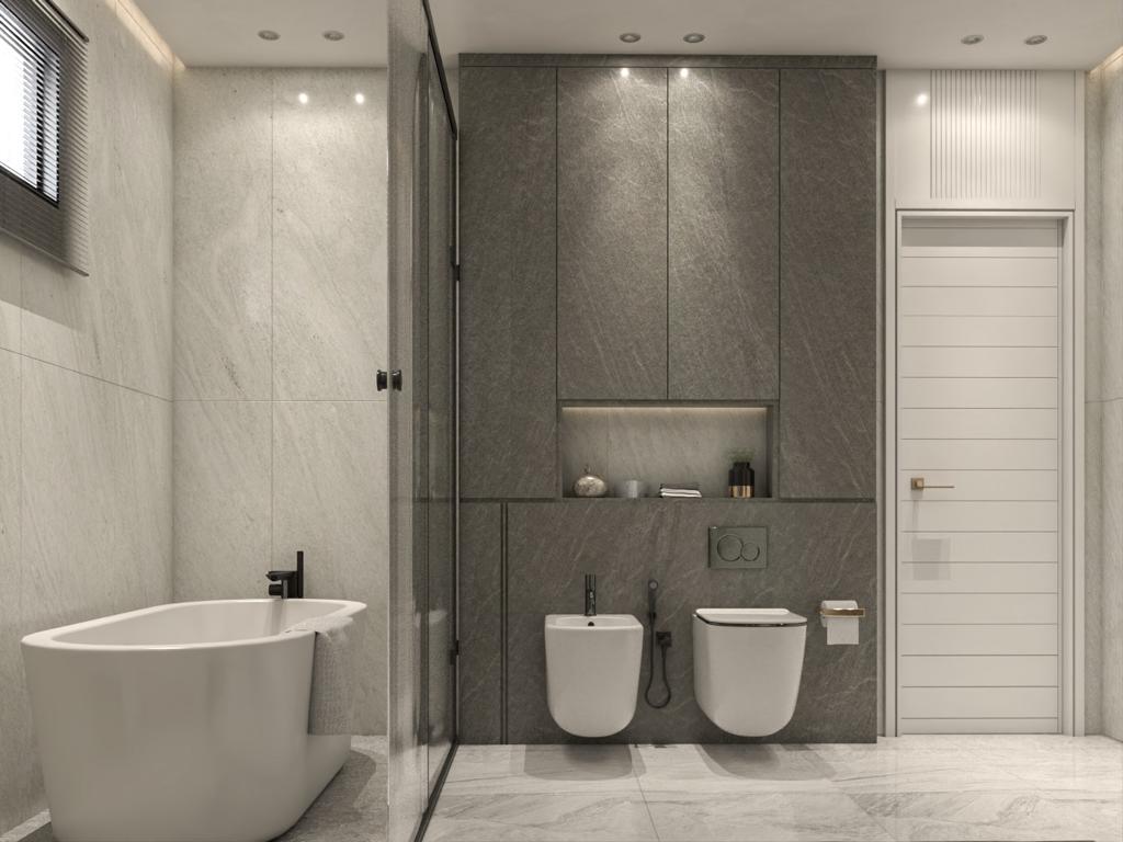 حمامات فاخرة - حمامات - قبل و بعد مقاولات عامة